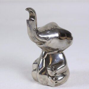 Vintage Sitting Elephant regal silver EP Zinc bottle opener, US election bar